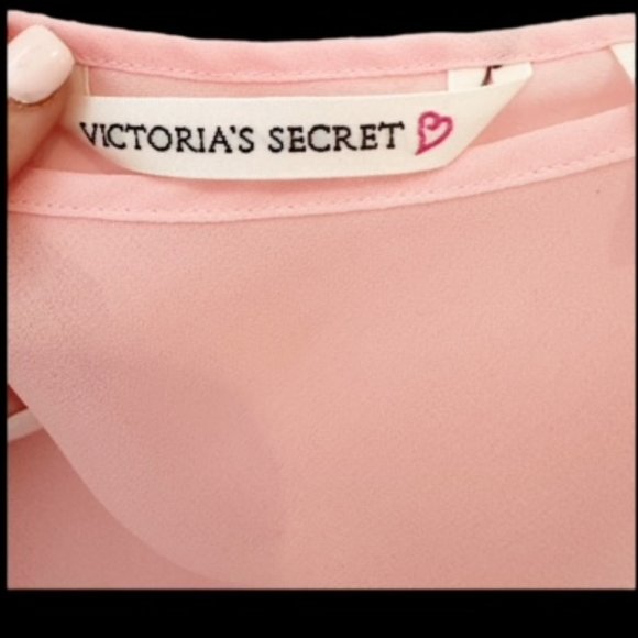 Women's Victoria’s Secret vintage Beautiful MEDIUM Slip/chemise Pink 1990's - Picture 3 of 6